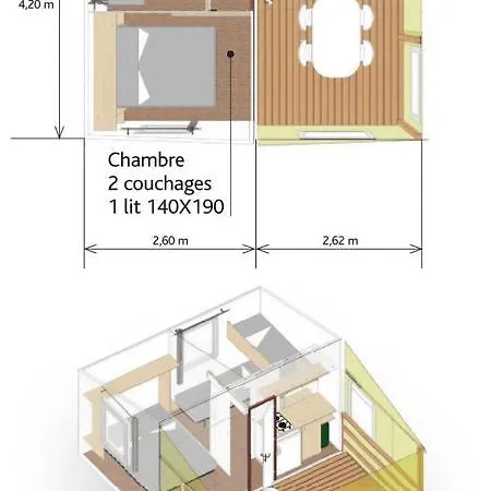 Locationestivale40 Bungalow Petit Budget Ocean Foret Bias  Exterior photo