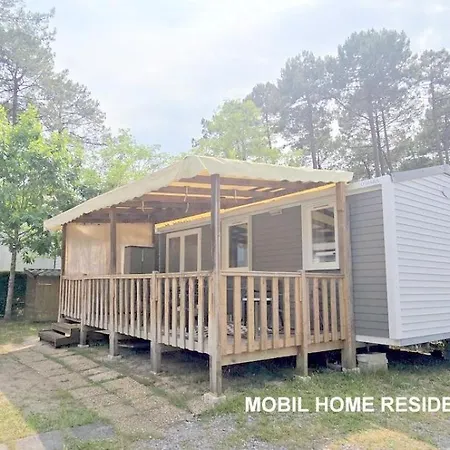 Bungalow-Mobilhome - Petit Prix- Ocean -Foret -Camping 3 Etoiles Bias  Exterior photo